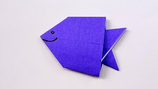 Kreasi origami ikan | Origami fish | DIY paper crafts