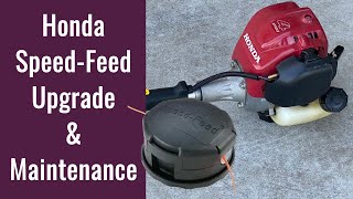 Honda String Trimmer Speed-Feed Upgrade and Oil Change