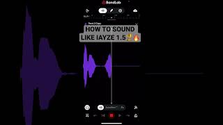 How to sound like IAYZE 🔥🔥🔥 #iayze #shorts #bandlab