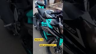 Yamaha R15 modified nardo light green 💚😈||•#sk_wrapshorts #youtubeshorts #youtube #trending