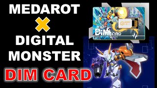 【#DIGIVICE】Medarot × Digital Monster Dim Card with Evolution Chart!!!