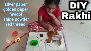 Rakhi making | How to make Rakhi at home | how to make rakhi