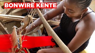 Ghanas Kente Weaving Center in the Ashanti kingdom | Bonwire Ashanti Region,Ghana.