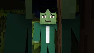 Never Attack a Zombie Girl - minecraft animation #shorts