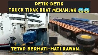 Truck Tidak Kuat Menanjak Ke Atas Kapal | #PelabuhanBJM