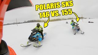 2019 Polaris SKS 800 146 vs 2016 Polaris SKS 800 155