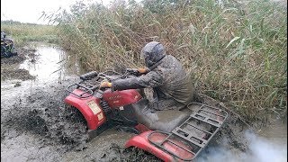 Test ATV Yamaha Grizzly 660  mudding Atv przeprawa opony SunF 26"