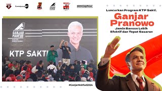 LUNCURKAN PROGRAM KTP SAKTI, GANJAR PRANOWO JAMIN BANSOS LEBIH EFEKTIF DAN TEPAT SASARAN