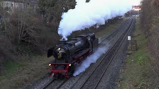 41 018 Lz auf Drehfahrt über Nürnberg-Ost am 17.12.23