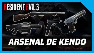 Ubicación de TODAS las ARMAS para obtener el trofeo/logro ARSENAL DE KENDO en Resident Evil 3 Remake