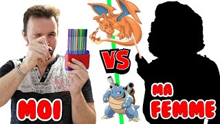 ON DESSINE DES POKEMONS EN COUPLE MOI VS MA FEMME ( DRACAUFEU VS TORTANK )