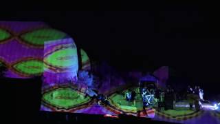 Tv Broken 3rd Eye Open and Slim Reaper Light Show at Liquid Earth Gathering 2017