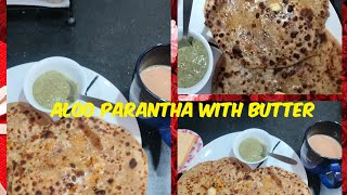 Instant | PunjabiStyle Aloo Pyaj Butter Parantha| Delicious 😋Punjabi Kitchen Recipe