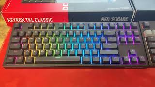 Сравнение Keyrox TKL Classic и Dark Project KD87A Gateron Teal Cap. (Берите KD87A)