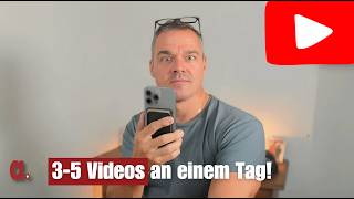 Zeitsparend 3-5 VIDEOS an einem Tag aufnehmen – Die besten TIPPS