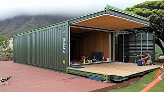 Man Builds Amazing DIY Container Home with a Rooftop Terrace  | Low-Cost Housing @Fabricatusueno