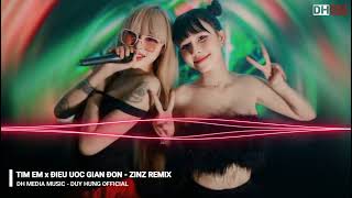 TÌM EM x ĐIỀU ƯỚC GIẢN ĐƠN - ZINZ REMIX || Dh Media Music - Duy Hưng Official