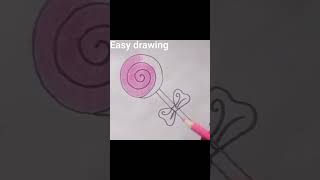 How to draw 🍭 lollipop #easydrawing #hinaarts #drawing