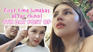 RHINO UPDATE: 9th Day Post-Op + Sama Kayo Sa Amin | Karenn C.