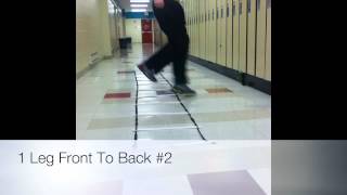 Agility Ladders - 1 Leg Front To Back #2