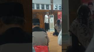 Ceramah dr. Agus Ali Fauzi dari Surabaya.