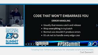 Tempting Fate: Patterns & practices for shareable scripts and functions by Joel Bennett 1