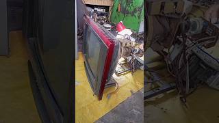 servis tv tabung jalur av konslet#shorts