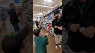 Pranking people in Walmart part 1 #funny #challenge #walmartprank #hilarious #cringe