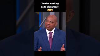 Charles Barkley calls Shaquille O'Neal an Ugly 🤣🤣 #charlesbarkley #shaquilleoneal #shorts