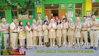 Syawalan dan halal bihalal SDN Golo Yogyakarta 2019