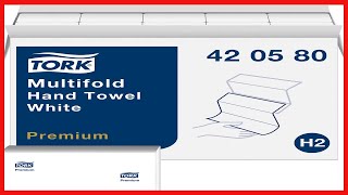 Great product -  Tork Multifold Hand Towel White H2, Premium, Soft and Absorbent, 12 x 250 Sheets, 4