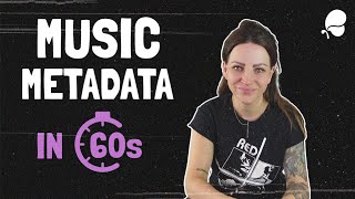 Music Metadata Explained in 60 seconds #shorts #musicbusiness