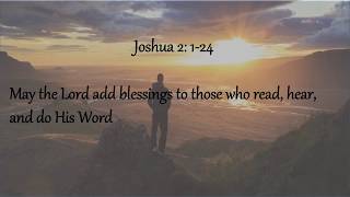 Joshua 2 The Lord has Given it to Us