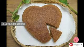 Easy Cake Recipe| Atta Jaggery Cake| Simple sponge cake made of Atta and Jaggery | #shorts|