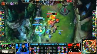 Coast Mancloud Cassiopeia VS TSM Santorin Nidalee Highlights   2015 NA LCS Spring W9D1