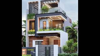 Modern 3D Front Elevation |  3D Visualizations & Architectural Wonders | Luxury Home Design | #Home