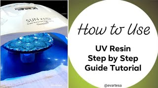 How to Use UV Resin Tips and Hacks for Beginners | Real Time DIY #VideoTutorial by @evartesa