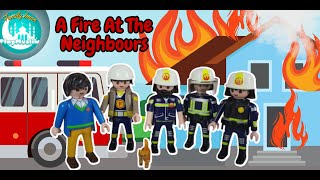 A Fire At The Neighbours! Can Daddys Team save them all