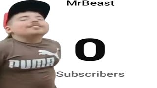 mr beast hits 0 subscribers