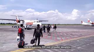 Flight Report | Wings Air ATR 72-600 | Lombok to Bali | First ever on board a propeller aeorplane