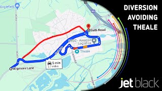 Diversion Avoiding Theale - December 2022