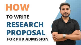 How to Write a Research Proposal II Research Proposal कैसे लिखें II  Sen Academy UGC - NET II