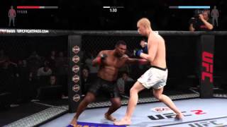 EA Sports UFC 2 MIKE TYSON vs Stefan Struve Ranked gameplay online