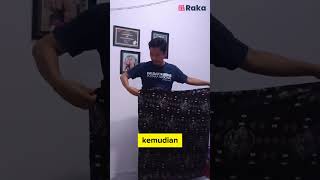 Tutorial Sarung Estetik Fashionable untuk Lebaran #Shorts #DiariRamadan