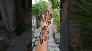 Easy beautiful mehndi design/ Simple stylish mehndi design/ Mehndi Design #shorts #mehndi