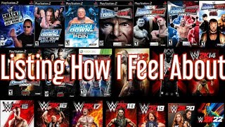 Listing How I Feel About Every WWE Game So Far