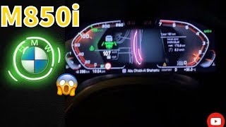 BMW M850i Auto pilot at Police Curfew Time