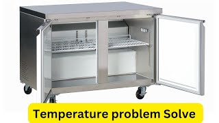 Under counter freezer temperature problem||Double door freezer not working well