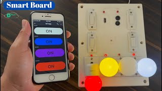 Home automation using NodeMCU and Blynk App | Smart Board