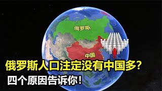 俄罗斯国土面积世界第一，人口注定没有中国多？四个原因告诉你！